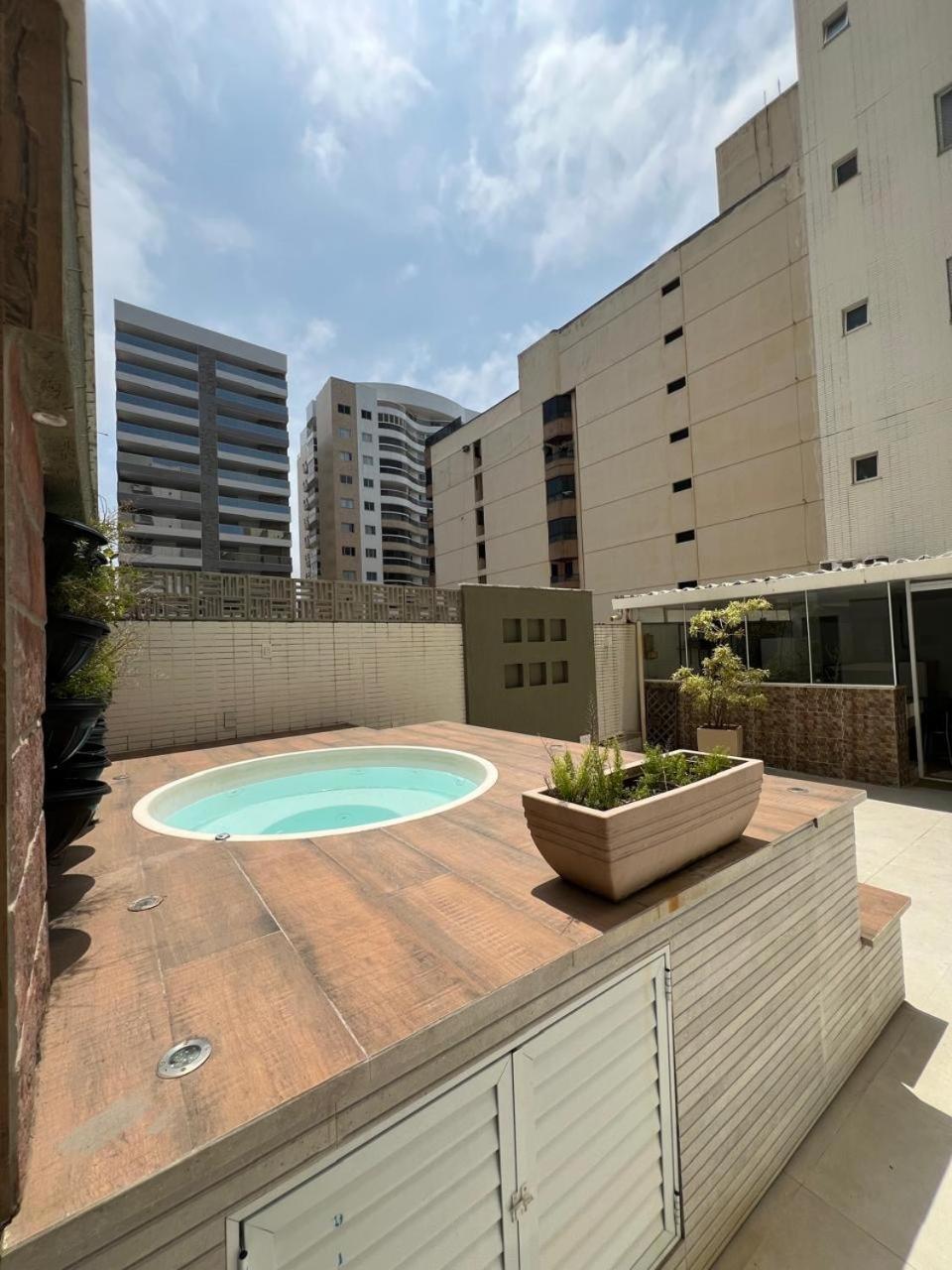 Apt 3Q Luxo Com Ar E Jacuzzi Na Beira Mar Guarapari Luaran gambar